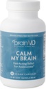 Dr Amen BrainMD Calm My Brain - 90 Vegan Capsules - Fast-Acting Formula with Magnesium, Ashwagandha & L-Theanine - 30 Servings