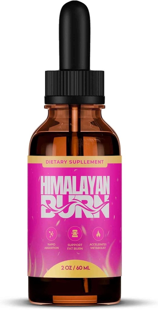 (1 Pack) Advanced Himalayan Burn Formula - Natural Liquid Health Drops, 1 Month Bottle