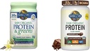 Garden of Life Raw Organic Protein & Greens Vanilla - Vegan Protein Powder for Women and Men & Vegan Protein Powder - 22g Raw Plant Protein, BCAAs, Probiotics & Digestive Enzymes