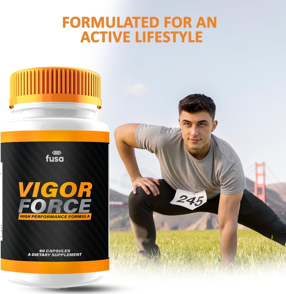 (5 Pack) Vigor Force Supplement VigorForce Max Support Capsules, Vigo Force Max Strength Advanced Support Vitamin Formula for Overall Health & Wellness, Force Vigor Supplement Pills (300 Capsules)