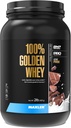 Maxler 100% Golden Whey Protein - 22g Protein per Serving - Premium Whey Protein Powder for Pre Post Workout - Fast-Absorbing Whey Concentrate Isolate & Hydrolysate Blend - Milk Chocolate Protein 2 lb