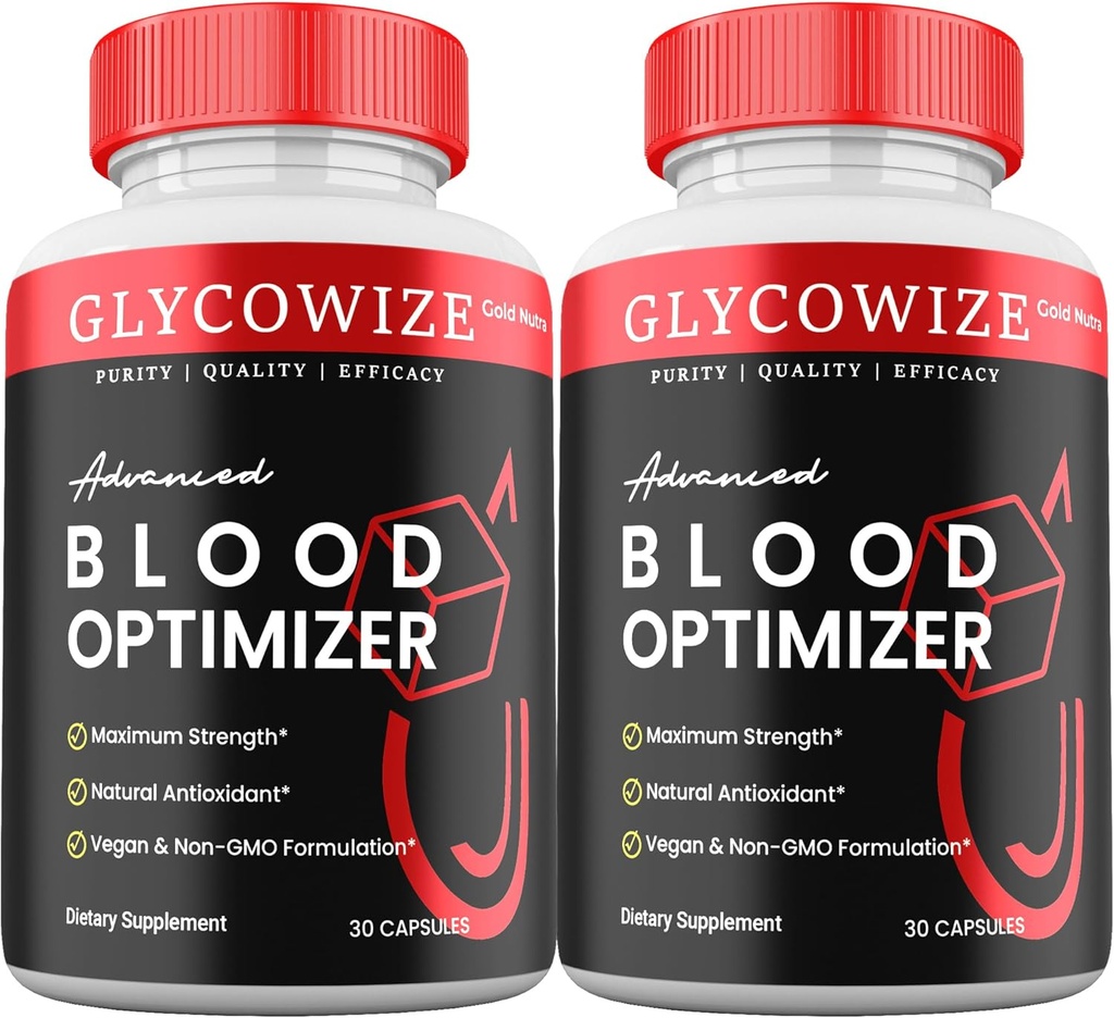 (2 Pack) GlycoWize Capsules, Glyco Wize Pills, Maximum Strength All Natural Premium Blood Formula Supplement