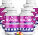 BIO VITALICA Quercetin Gummies by BioVitalica - Quercetin with Bromelain Vitamin C and Zinc & Elderberry + Vitamin D3-5 in 1 Immune Support - Zinc Quercetin 750 mg for Kids and Adult (6, Quercetin)
