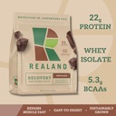 Whey Protein Isolate - Grass-Fed Protein Powder for Recovery - 22g of Protein - 17 Servings (One Size, Chocolate)