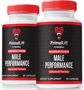 (2 Pack) PrimalLift for Men – Official Primal Lift Performance & Vitality Pills with Premium Ingredients to Support Energy, Stamina, and Endurance, Easy-to-Swallow Natural Formula (120 Capsules)