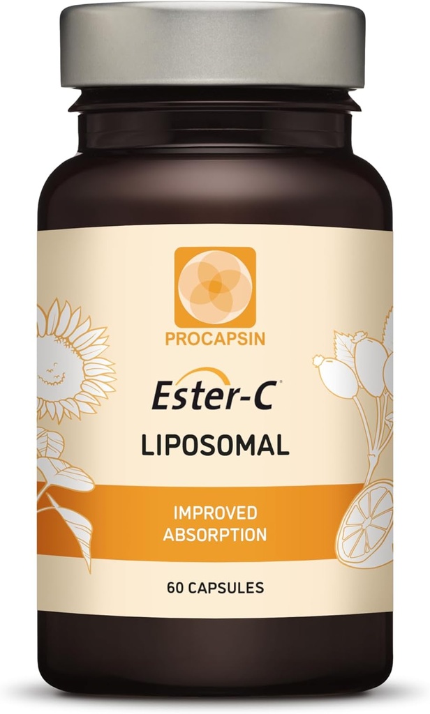 Kala Health Procapsin Liposomal Ester C - The Only Ester C Vitamin C in Liposomal Form for The Best Absorption (60)