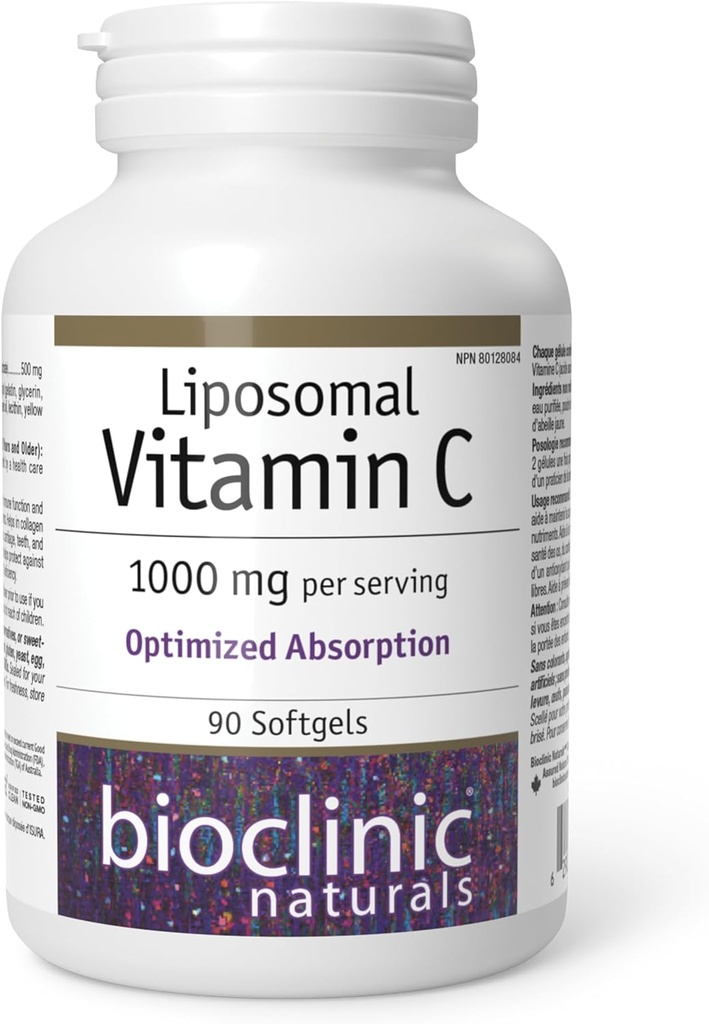 Bioclinic Naturals - Liposomal Vitamin C 90 Softgels