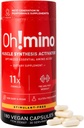Oh!mino Essential Amino Acids Supplement. Stimulant-Free Capsules. All 9 EAAs, BCAAs and The Perfect Amino for Workouts, Amino Energy, and to Build Muscle, and Recover Faster.