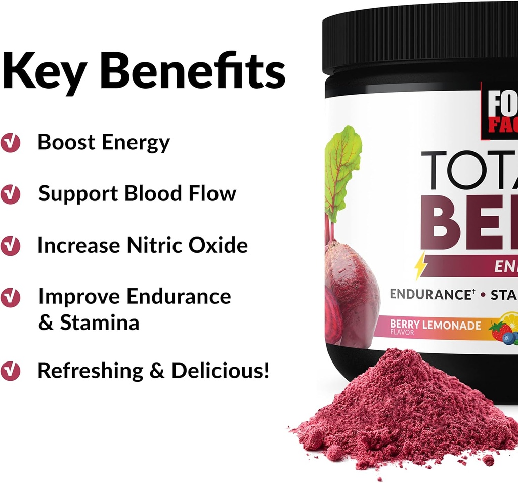 Total Beets: Beet Root Powder for Energy & Circulation