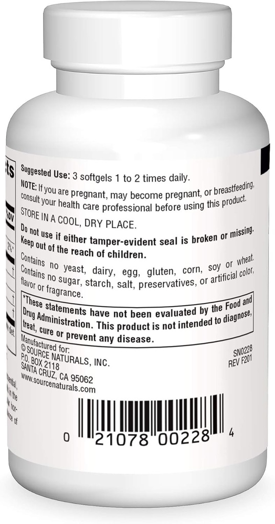 Evening Primrose Oil 500mg - Source Naturals