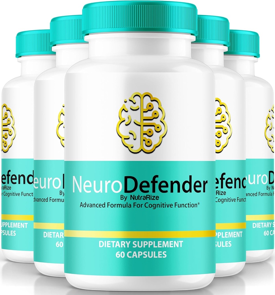 Neuro Defender Pills - Focus & Memory Support (5 Pack)