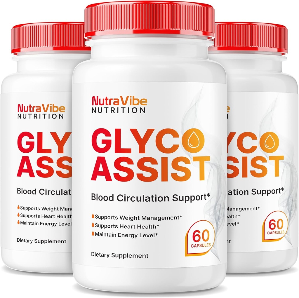 Glyco Assist Capsules - 3 Pack - NutraVibe