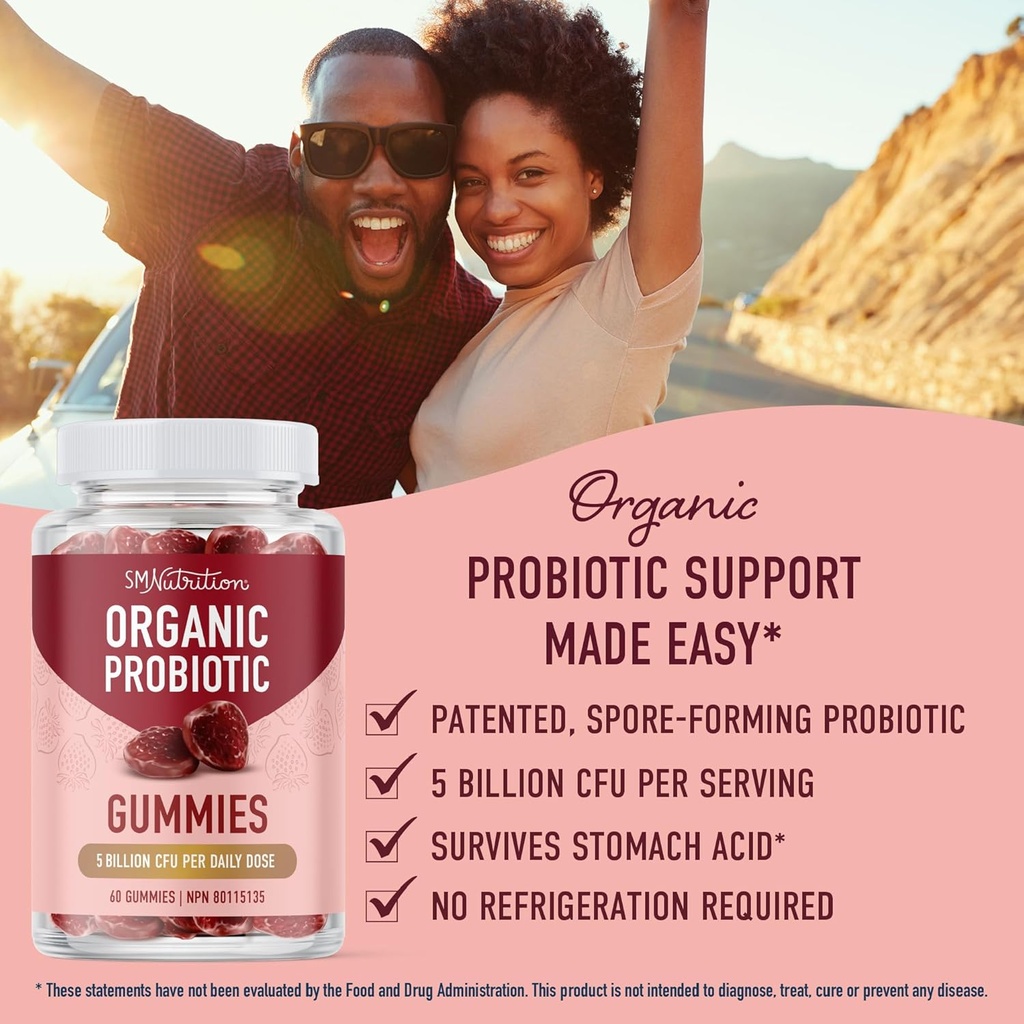 Probiotic Gummies - Digestive & Immune Health - 60 Ct
