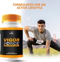 (5 Pack) Vigor Force Supplement VigorForce Max Support Capsules, Vigo Force Max Strength Advanced Support Vitamin Formula for Overall Health & Wellness, Force Vigor Supplement Pills (300 Capsules)