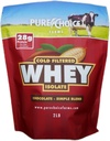 Pure Choice Chocolate Whey Protein Isolate Powder, 28g Protein, Undenatured Whey, 3 Ingredients, No Fillers Or Artificial Sweeteners (Chocolate, 2 lb)