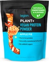 LEGION Plant+ Vegan Protein Powder - Rice and Pea, Plant Based Protein Blend. Gluten Free, GMO Free, Naturally Sweetened and Flavored, 20 Servings, 2 Lbs (Apple Pie)