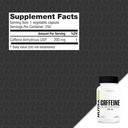 NutraBio 100% Pure Caffeine Capsules (250 Capsules)
