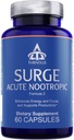 Thrivous Surge - 100mg Caffeine Pills with 200mg L-Theanine and Ginseng - Caffeine Anhydrous with Zero Sugar - Jitter-Free Focused Energy - Natural Nootropic Supplement - 60 Capsules