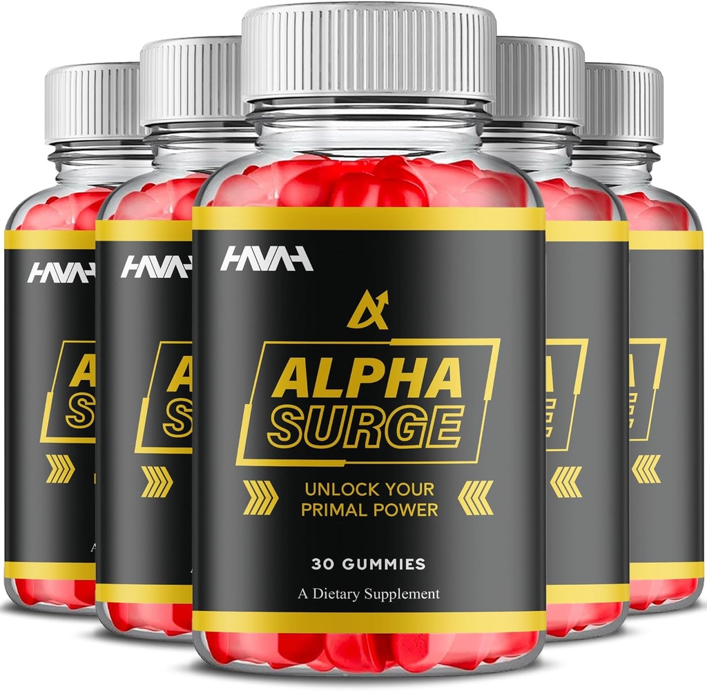 Alpha Surge Gummies - 300 Count Apple Flavor