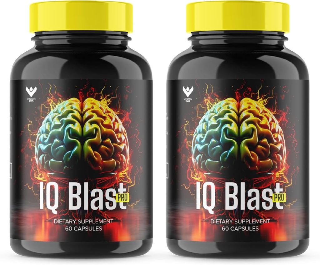 IQ Blast Pro - Brain Booster & Nootropic (2 Pack)