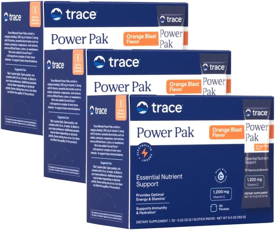 Power Pak Electrolyte Powder - Orange Blast - 90 Packets